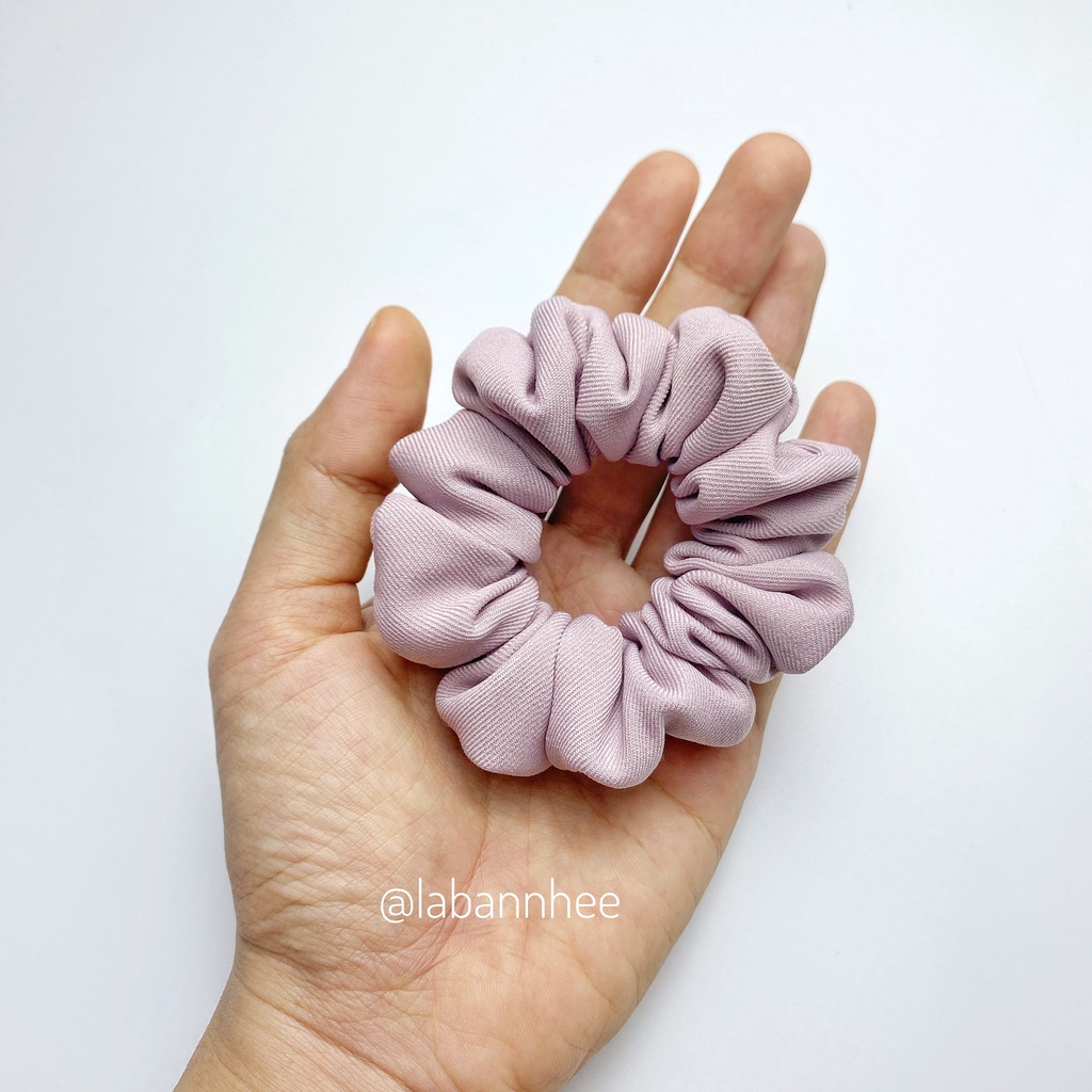Dây cột tóc scrunchies, dây buộc tóc vải, handmade by LÀ BẠN NHÉ