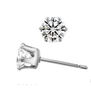 Không Gây Dị Ứng  Bông Tai Zircon Phóng Đại Khí Vài Người Đàn Ông Và Phụ Nữ Bông Tai Bông Tai Phiên Bản Hàn Quốc Âm Than