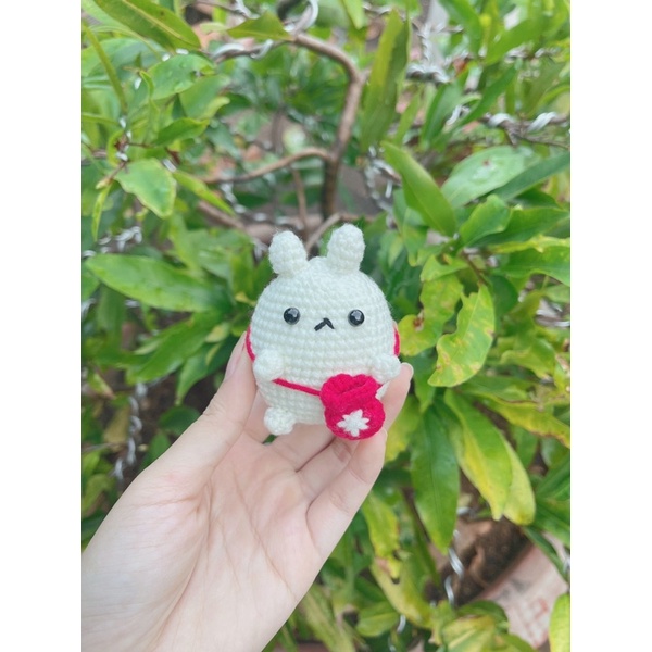 Móc Khoá Thỏ ĐEO TÚI Dream Handmade