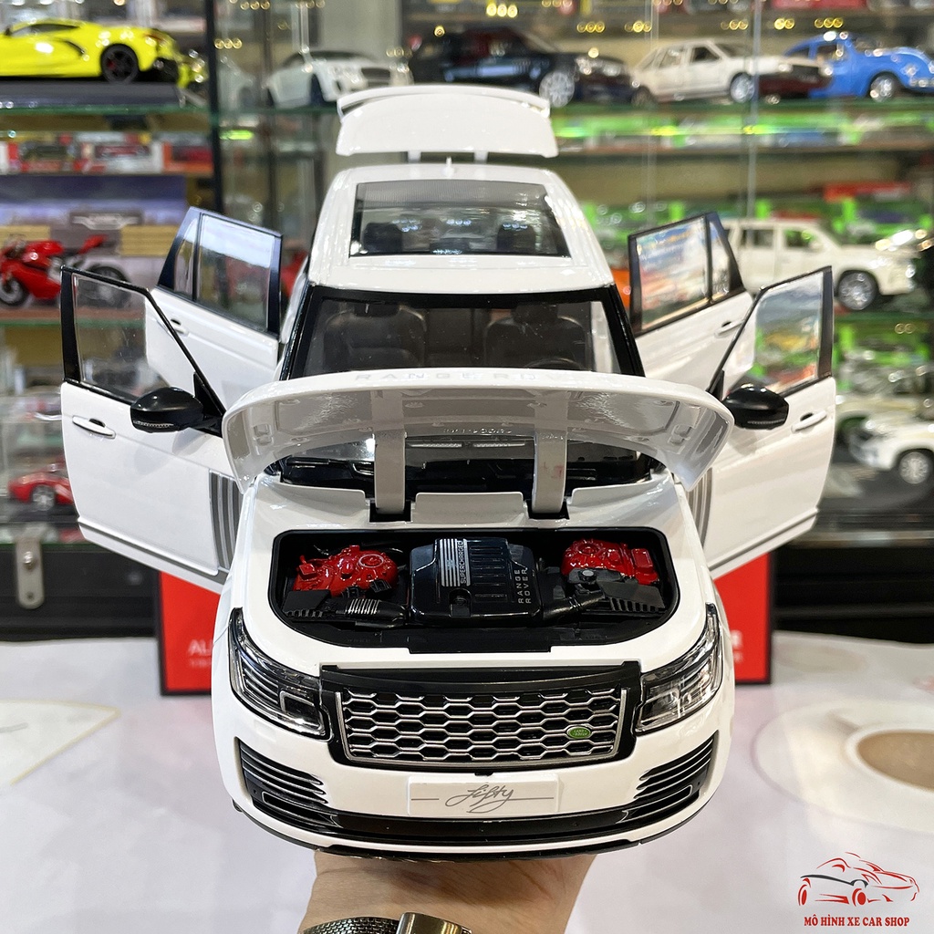 Mô hình xe hợp kim Land Rover Autobiography 50th Anniversary Edition tỉ lệ 1:18 hãng Alloy 2 màu