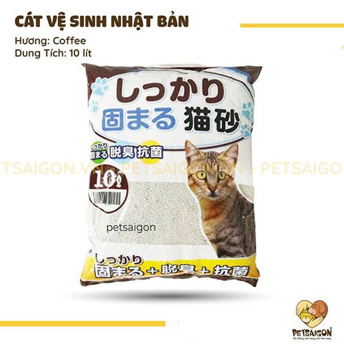 [CHÍNH HÃNG] CÁT VỆ SINH NHẬT BẢN CHO MÈO - 10L