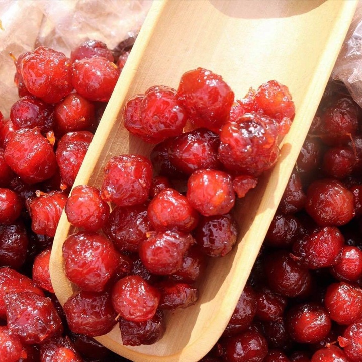 chùm ruột lắc muối ớt Tây Ninh siêu ngon đồ ăn vặt Lon 500gr nhà làm