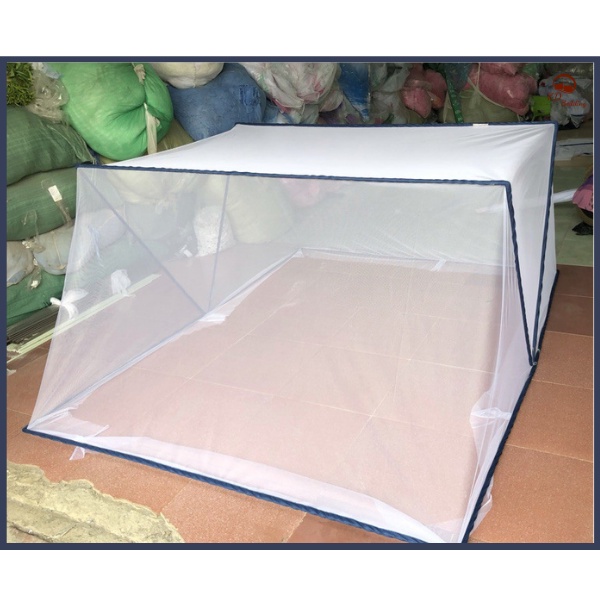 Mùng chụp tự bung người lớn, Màn gấp gọn chống muỗi thông minh KD BEDDING cao cấp 1m 1m2 1m4 1m6 1m8 2m2