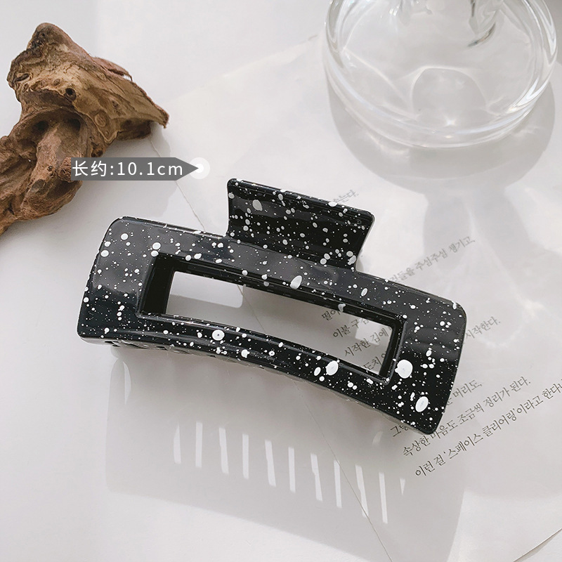 Kẹp tóc hình bò sữa trắng đen phong cách Hàn Quốc