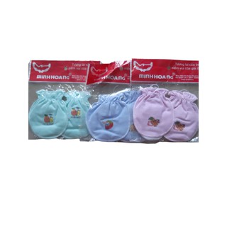 Combo 5 bộ bao tay chân cho bé sơ sinh  - giao màu ngẫu nhiên.