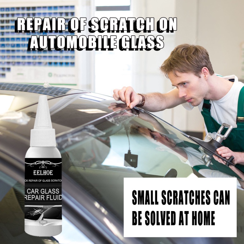 30ml Xe Kính Chắn Gió Sửa Chữa Công Cụ TỰ LÀM Keo Đóng Rắn Tự Động Glass Scratch Nứt Khôi Phục Lại Kit