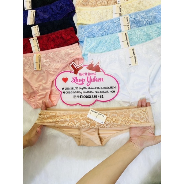 ♥️ SHOP UY TÍN ♥️ [Quần Lót Nữ] Quần Lót Thun Lạnh Phối Ren Hàng Việt Nam Quần Chíp Phối ren.ab54 | BigBuy360 - bigbuy360.vn