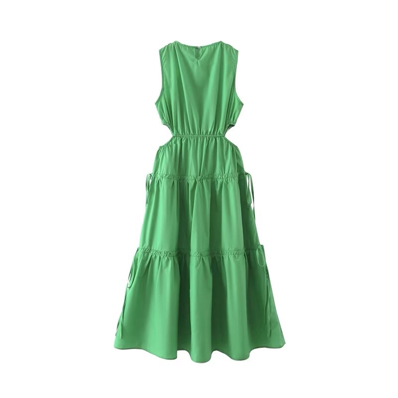 Đầm maxi ZR màu xanh