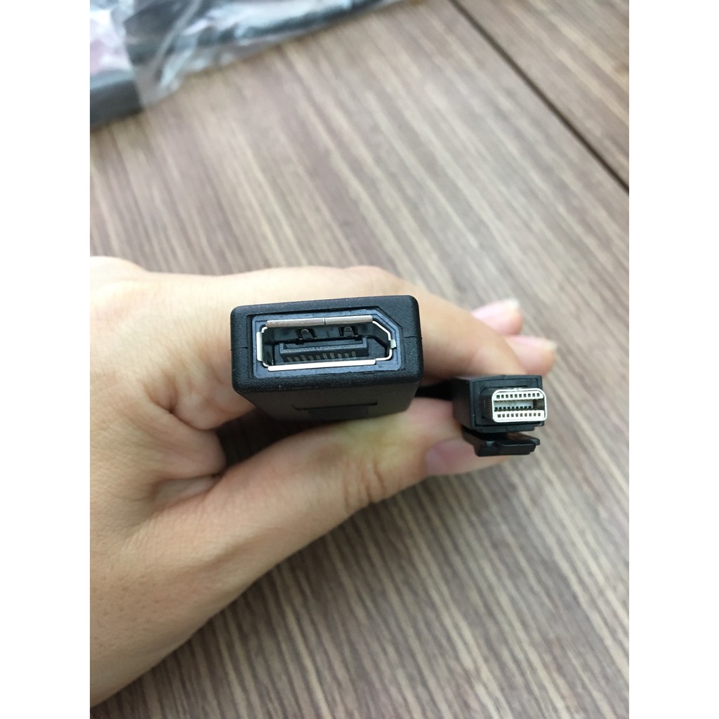 Cáp Chuyển Mini Displayport ( Thunderbolt ) Sang Displayport ( âm ) - Zin bóc màn hình