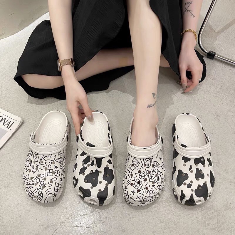 [ RẺ VÔ ĐỊCH][ HÀNG LOẠI1] Dép cross HOT 2021 , dép sục độn đế đi mưa ĐỦ HÌNH SIÊU XINH | BigBuy360 - bigbuy360.vn