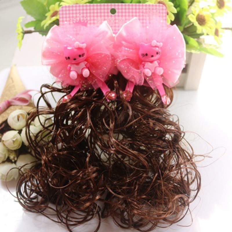 Set 2 cặp Tóc Giả Đính Nơ nhiều hình siêu xinh Cho bé