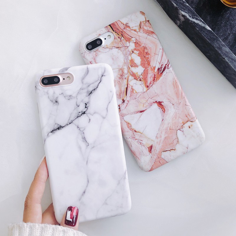 Ốp Điện Thoại Họa Tiết Đá Hoa Cương Cho iPhone 7 8 Plus 11 12 13 Pro X XS MAX XR 13 12 Pro MAX