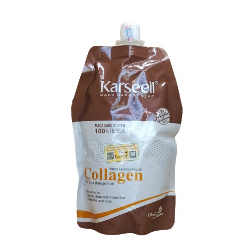 Kem ủ Tóc Phục hồi Collagen Karseell Maca 500ml