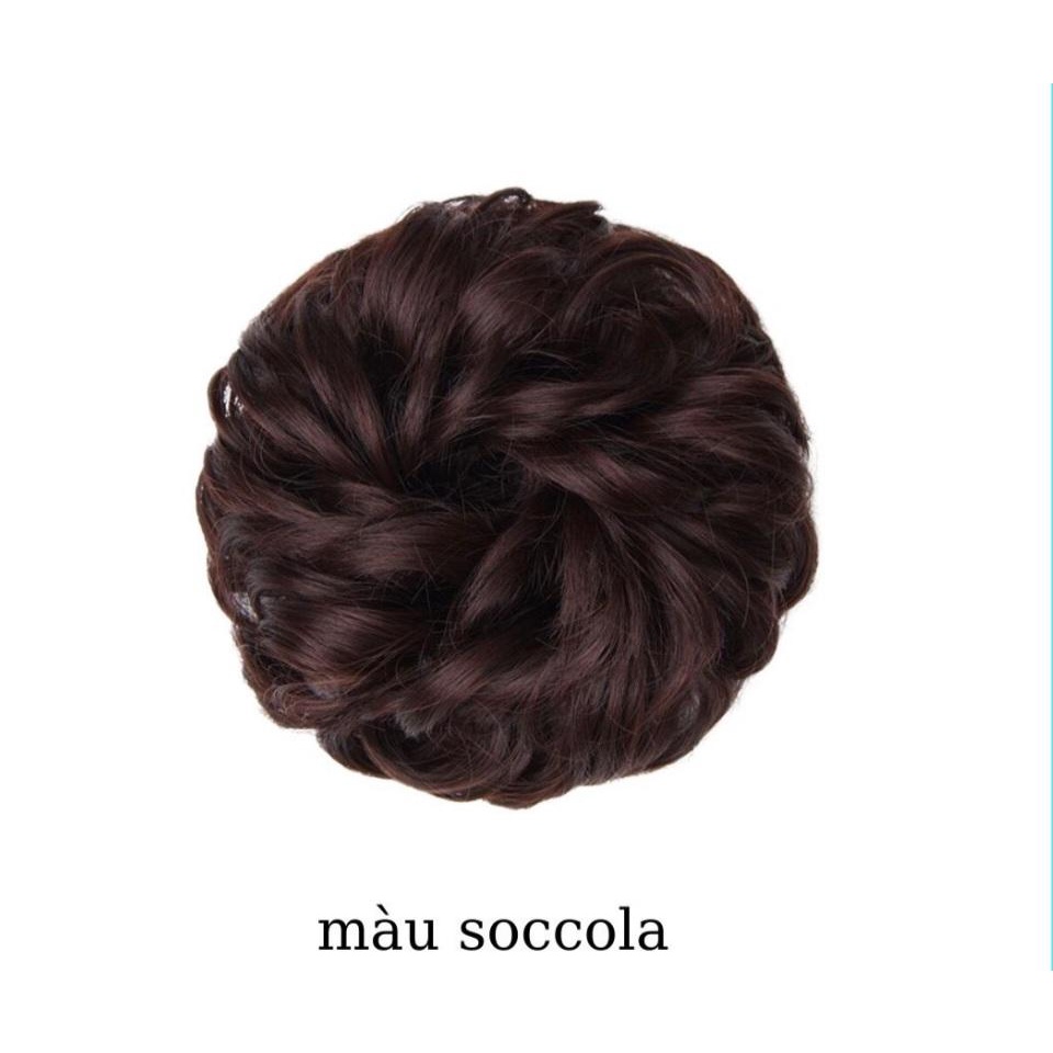Búi Tóc Bé Gái - Búi Tóc Giả Xoăn Xinh Xắn Dành Cho Bé Gái Ít Tóc QiQiShop