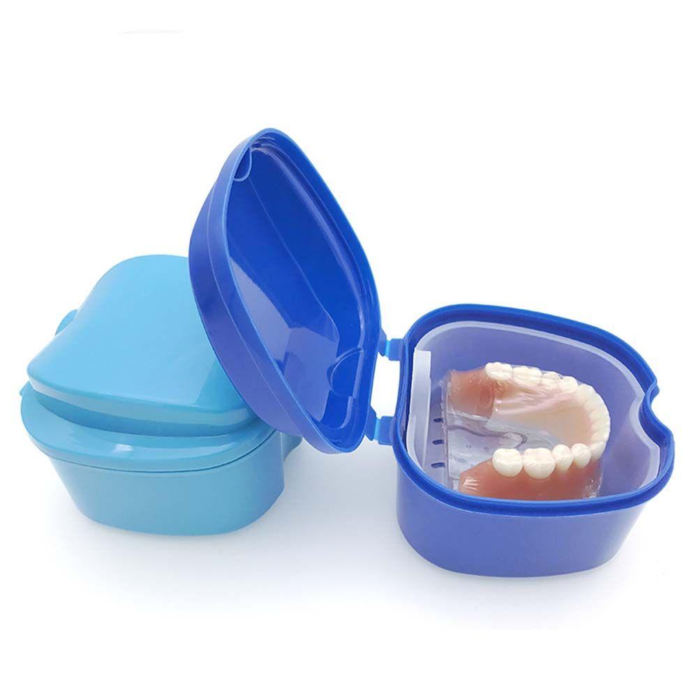 Norman Denture Hộp Đựng Xà Phòng Vệ Sinh Răng Kèm Lưới Treo Tiện Dụng