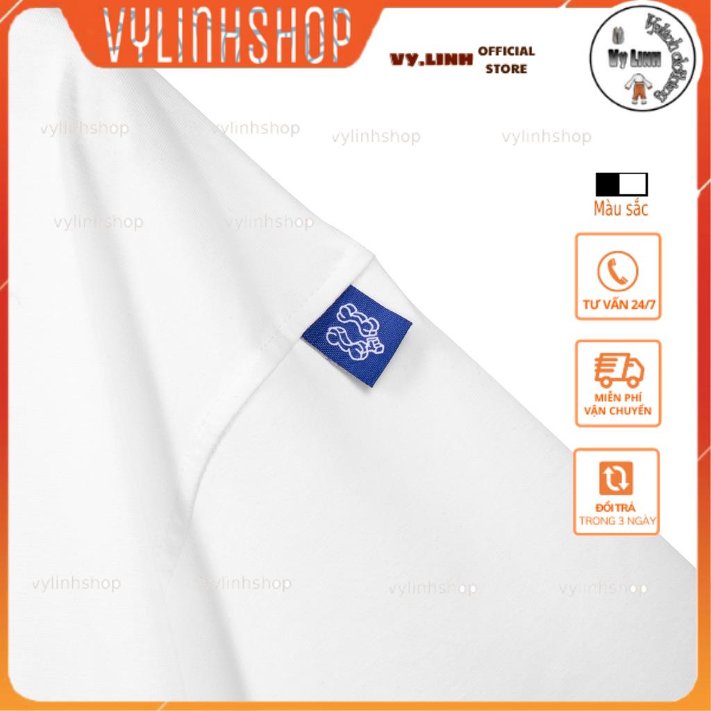 Áo Thun Nam VYLINHSHOP Cotton Mát in 5D Cao Cấp Áo thun MAN ON EARTH HEYYOU Form Rộng Unisex Đen,Trắng