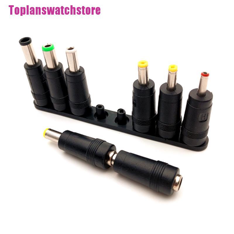 Set 8 đầu nối lỗ cắm DC 5.5X 2.1 MM thông dụng nhiều màu sắc
