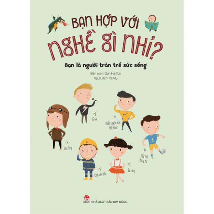 Sách - Bạn hợp với nghề gì nhỉ - Bộ 6 Quyển lẻ, tùy chọn KDKH116TC