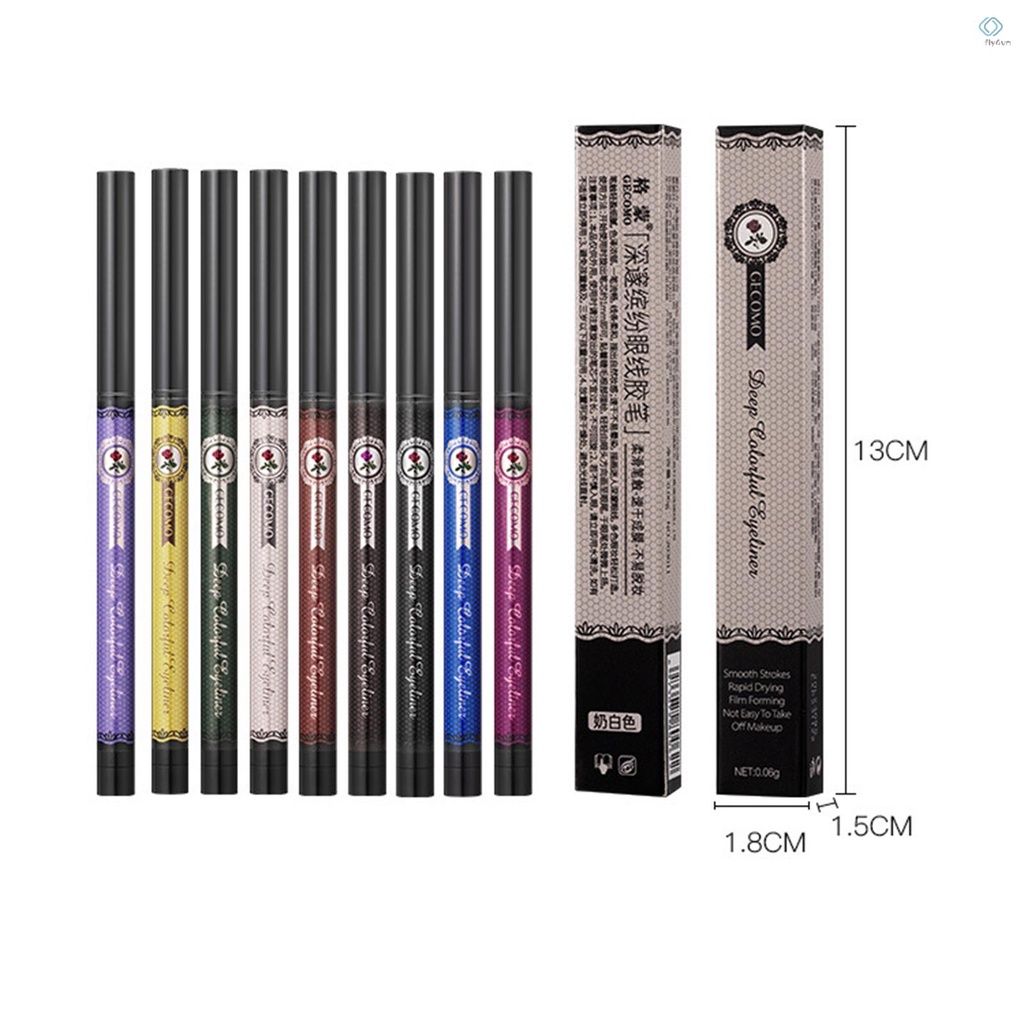 Bút kẻ mắt dạng gel nhiều màu sắc tùy chọn lâu trôi chống thấm nước mau khô trang điểm mắt to tự nhiên
 | BigBuy360 - bigbuy360.vn