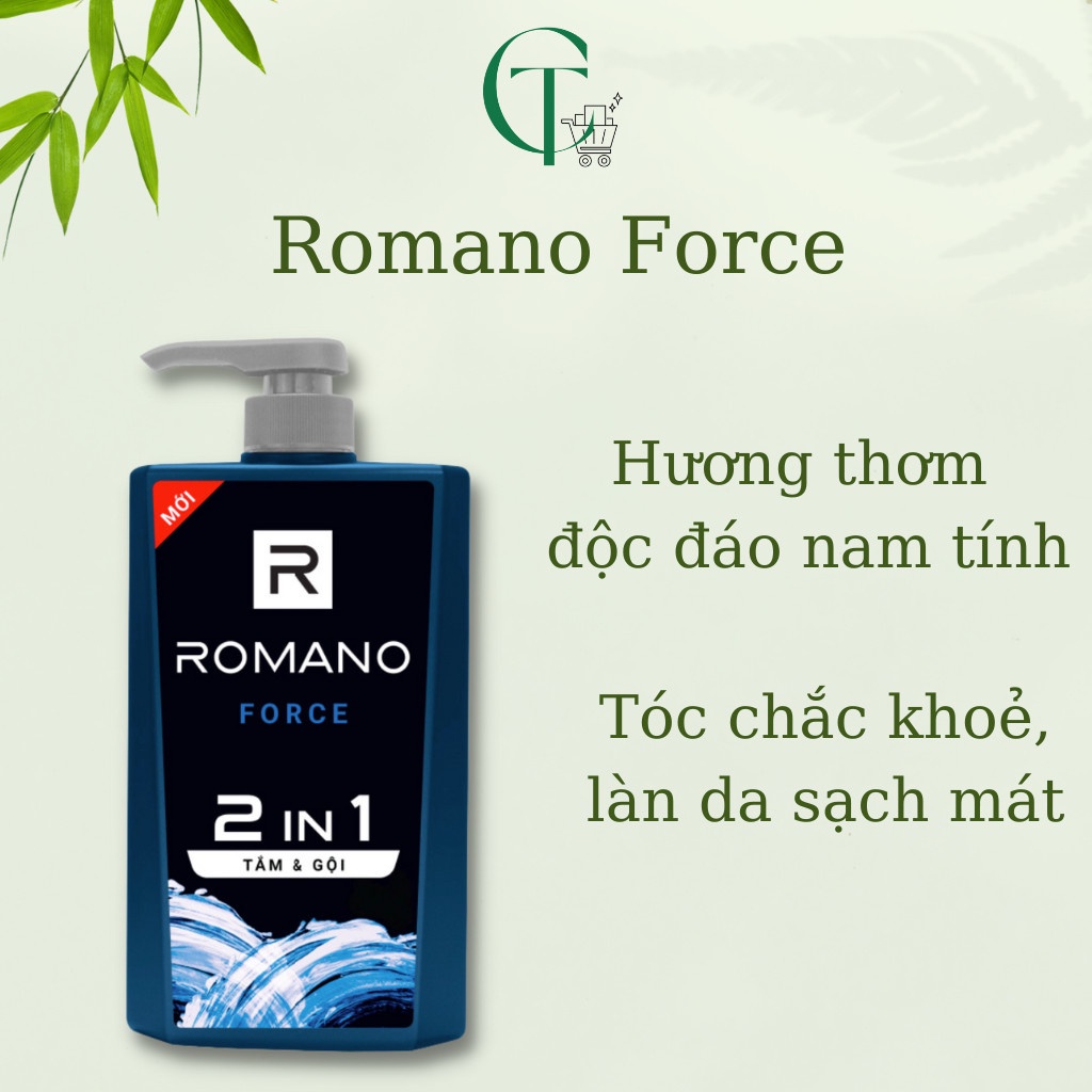 Tắm &amp; gội ROMANO CLASSIC 2 IN 1 650g