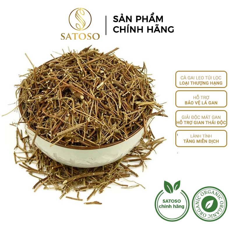 Cà gai leo khô SATASO 1kg thượng hạng giúp hạ men gan SA15