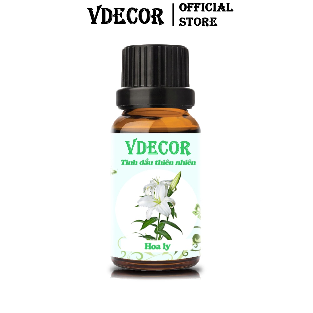 Tinh dầu Hoa Ly VDECOR nguyên chất 100% thiên nhiên