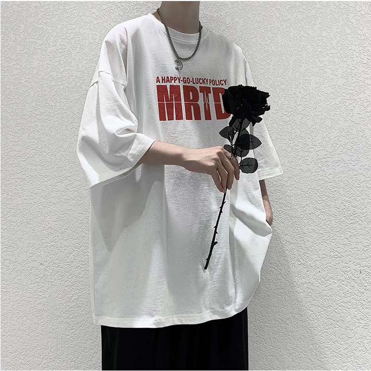 Áo phông nam nữ unisex form rộng MRTD Sanafriend, áo thun tay lỡ oversize mát mềm mịn