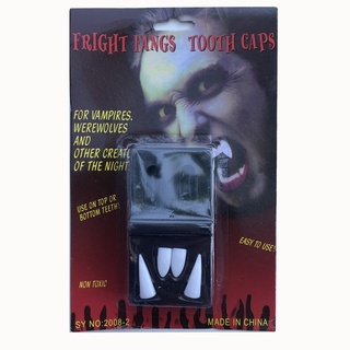Vỉ răng Ma cà rồng Dracula hóa trang Halloween gồm 4 răng