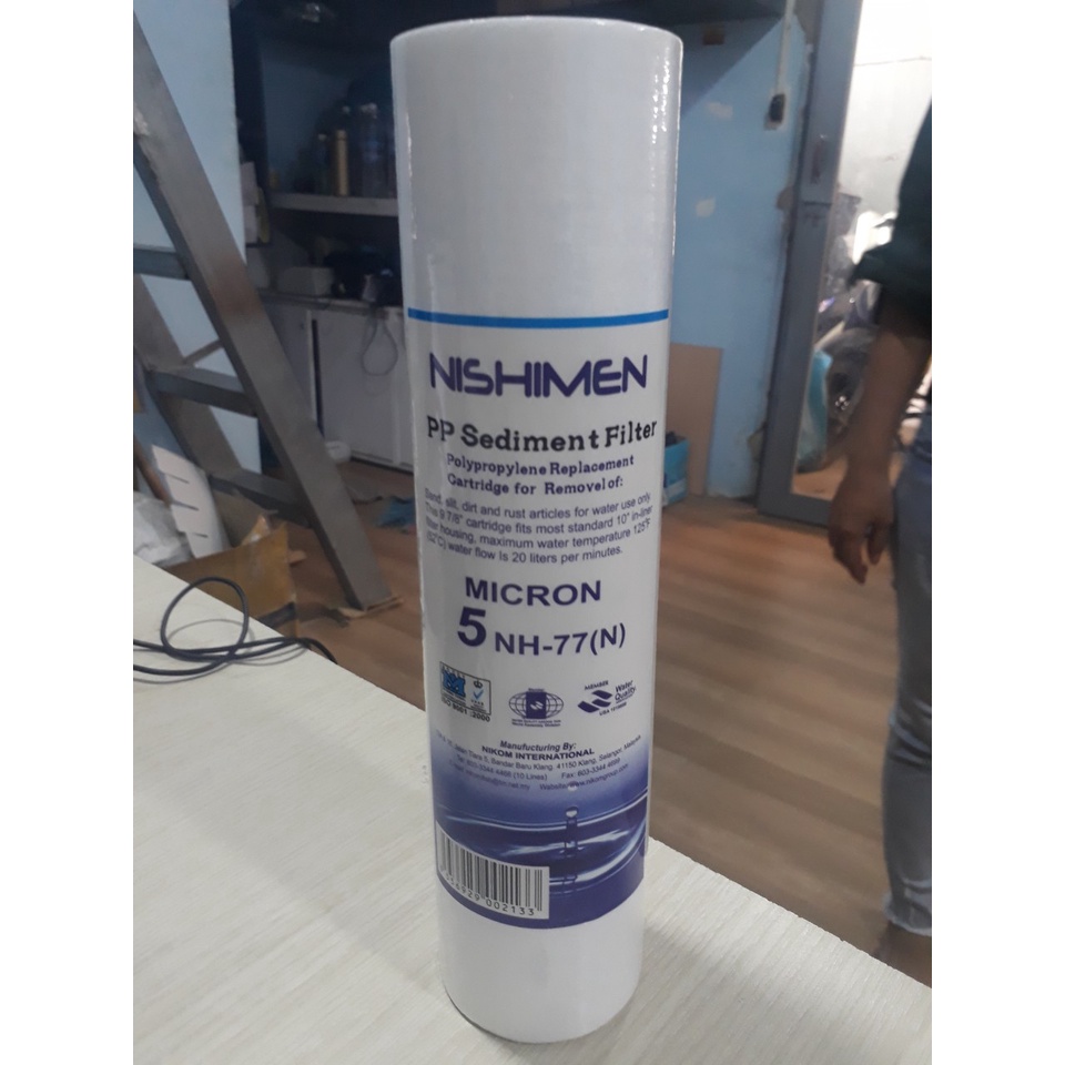 Combo 3 Lõi lọc PP Malay  xài được cho tất cả máy lọc nước gia đình