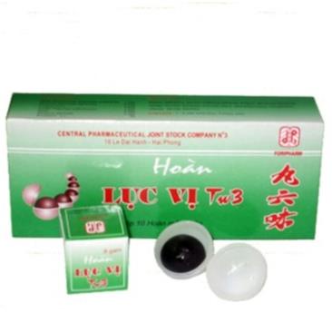 Hoàn lục vị TW3 giúp tư âm, bổ thận, nhuận phế hộp 10 hoàn mếm