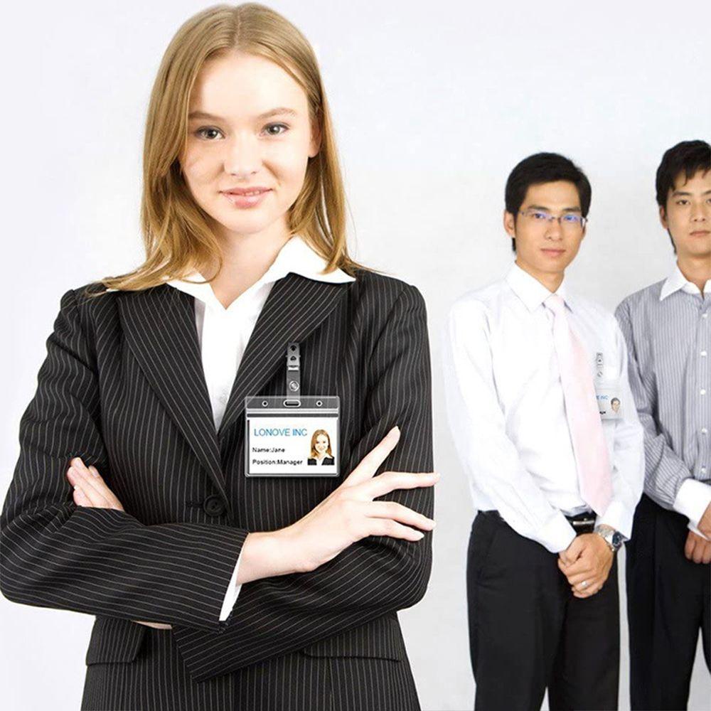 Bao Đựng Thẻ ID / Thẻ ID Trong Suốt Nhỏ Gọn Tiện Dụng