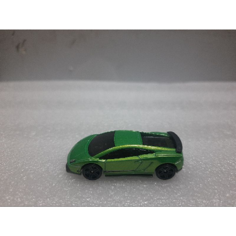 Xe Hotwheels LAmborghini Gallardo xanh lá , hàng hiếm