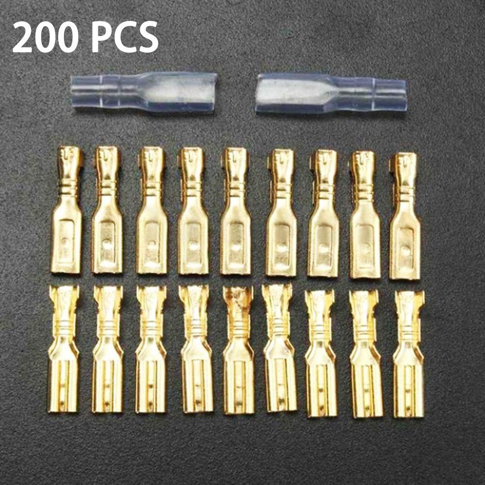 Set 200 Đầu Nối Dây Cáp Cách Điện Bền Bỉ Tiện Dụng