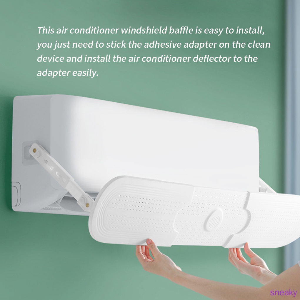 Tấm chắn gió điều chỉnh hướng máy điều hòa bằng nhựa