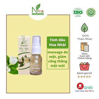 TINH DẦU HOA NHÀI NPRO 50ML - TINH DẦU THIÊN NHIÊN 100% AN TOÀN CHO CẢ TRẺ NHỎ