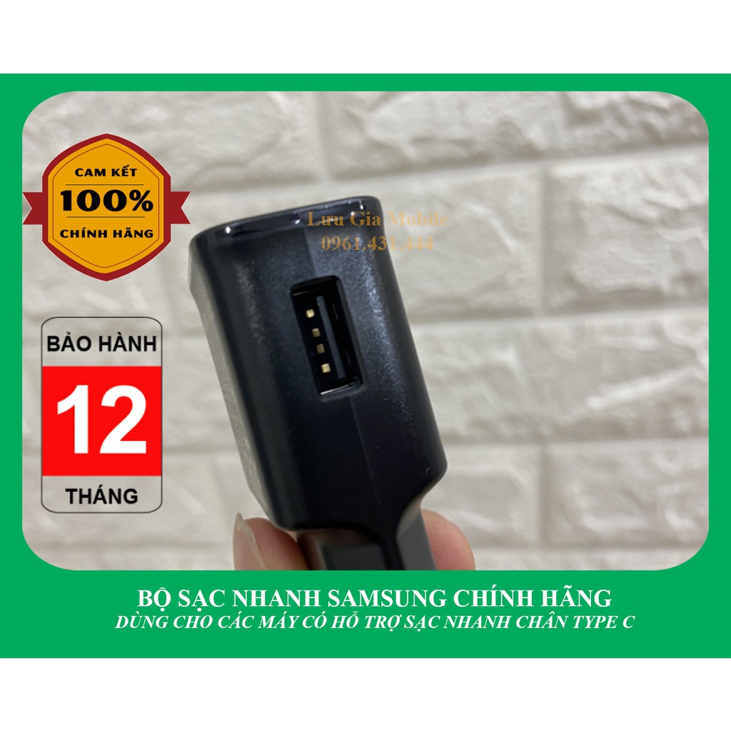 Bộ sạc nhanh Galaxy A22 A23 A32 A52 A72 A33 A53 A73 zin công ty