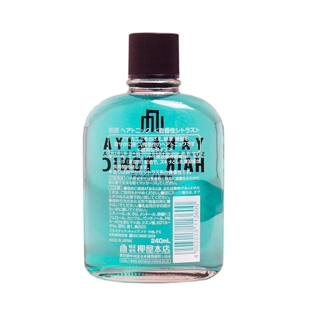 [HÀ NỘI] Tinh dầu bạc hà dưỡng tóc Hair Tonic Medium Yanagiya 240ml - Mint