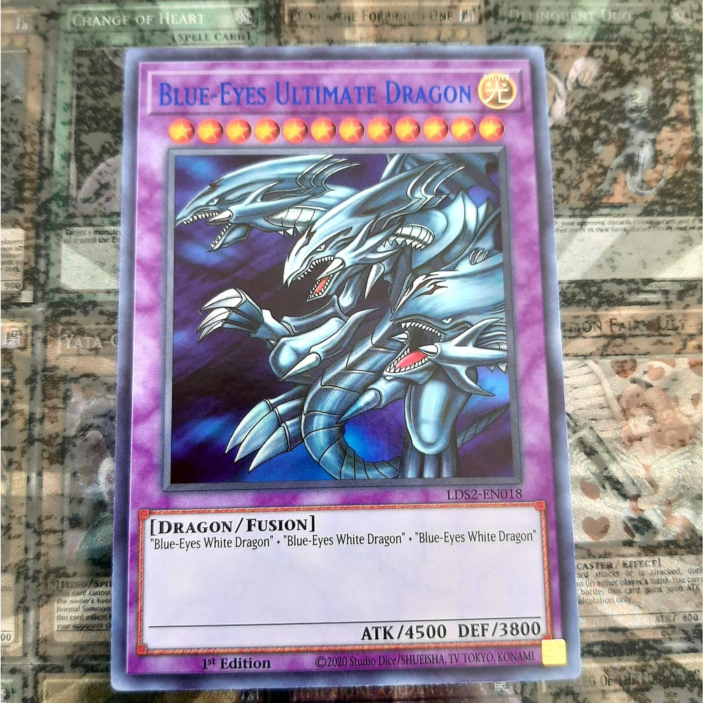 Thẻ Bài Mint90 Yugioh Monster Blue-Eyes Ultimate Dragon