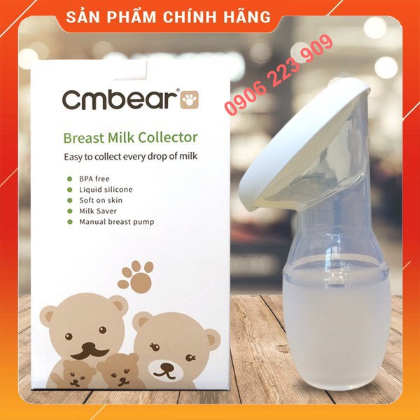 🏆CHÍNH HÃNG🏆 Cốc hứng sữa Cmbear Phễu hứng sữa Cmbear Silicon an toàn và tiện lợi