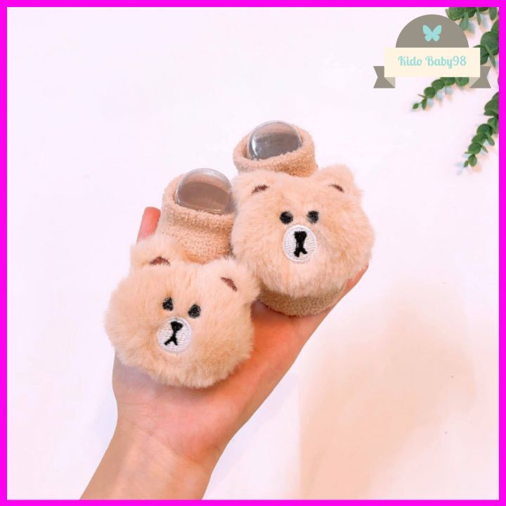 Tất Vớ Cho Bé- Tất vớ hình thú - Mã bông xù siêu cưng_ Kiddo Shop