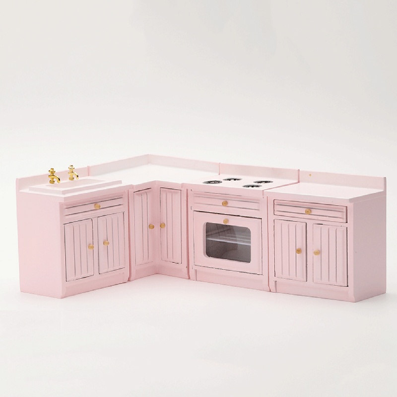 Tủ Bếp Đồ Chơi Mini Cho Nhà Búp Bê WMMB 1-12