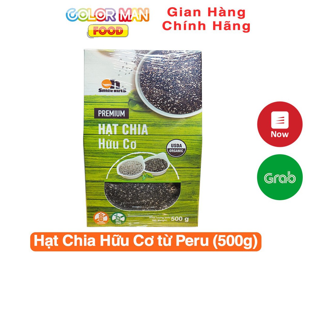 Hạt Chia Đen Hữu Cơ 500g Vùng Nam Mỹ Peru giúp cải thiện sức khỏe và thể lực lẫn trí lực