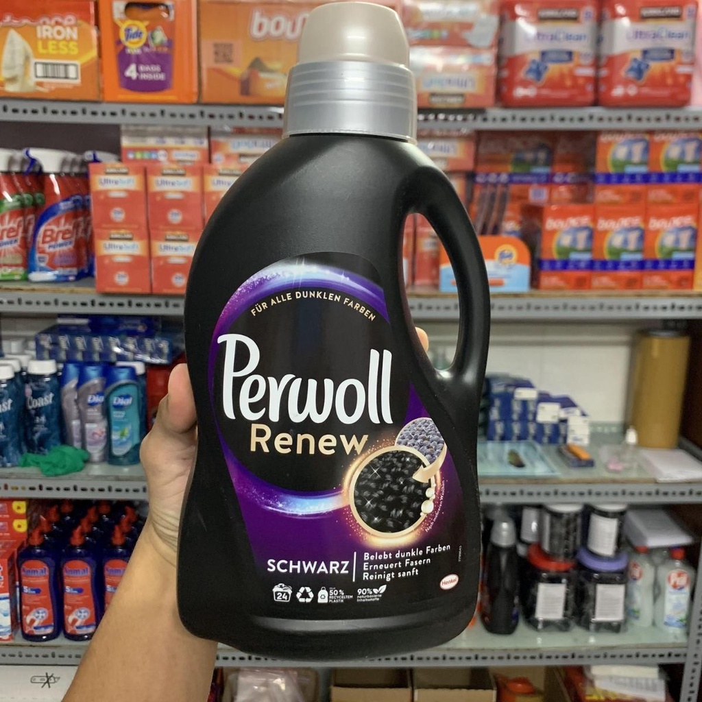 Nước giặt Perwoll giữ màu, hạn chế nhăn vải 1.375 lít của Đức
