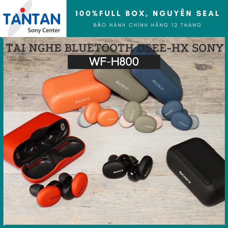 Tai Nghe In-ear BLUETOOTH Sony WF-H800 | DSEE HX chuẩn Hi-res - Pin:16H - Sạc nhanh - Truly Wireless - Trợ lí giọng nói