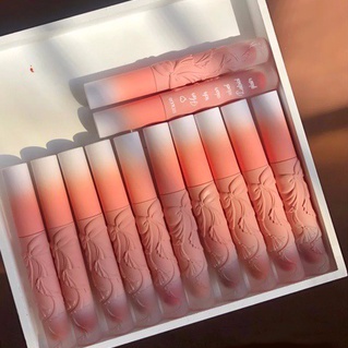 Son Kem Tint LUCKGO Dưỡng Ẩm Lâu Trôi Velvet Nội Địa Trung Siêu Lì Retro