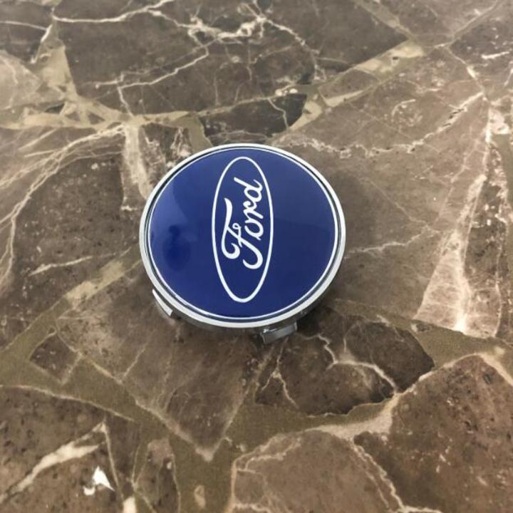 Logo chụp mâm, ốp la zăng bánh xe ô tô Ford đường kính 68mm, chất liệu nhựa ABS cao cấp
