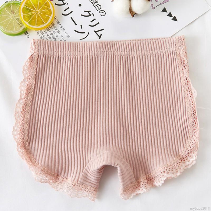 Quần Short Cotton Màu Trơn Dùng Cho Bé Gái