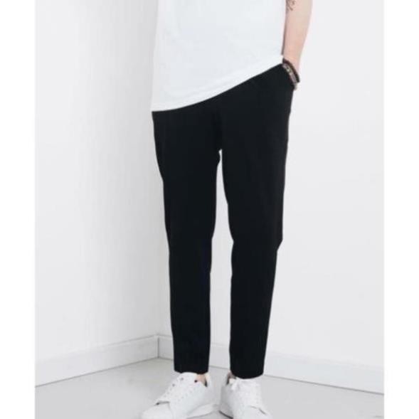 1hitshop QUẦN KAKI ĐEN - BASIC PANTS IN BLACK UNISEX