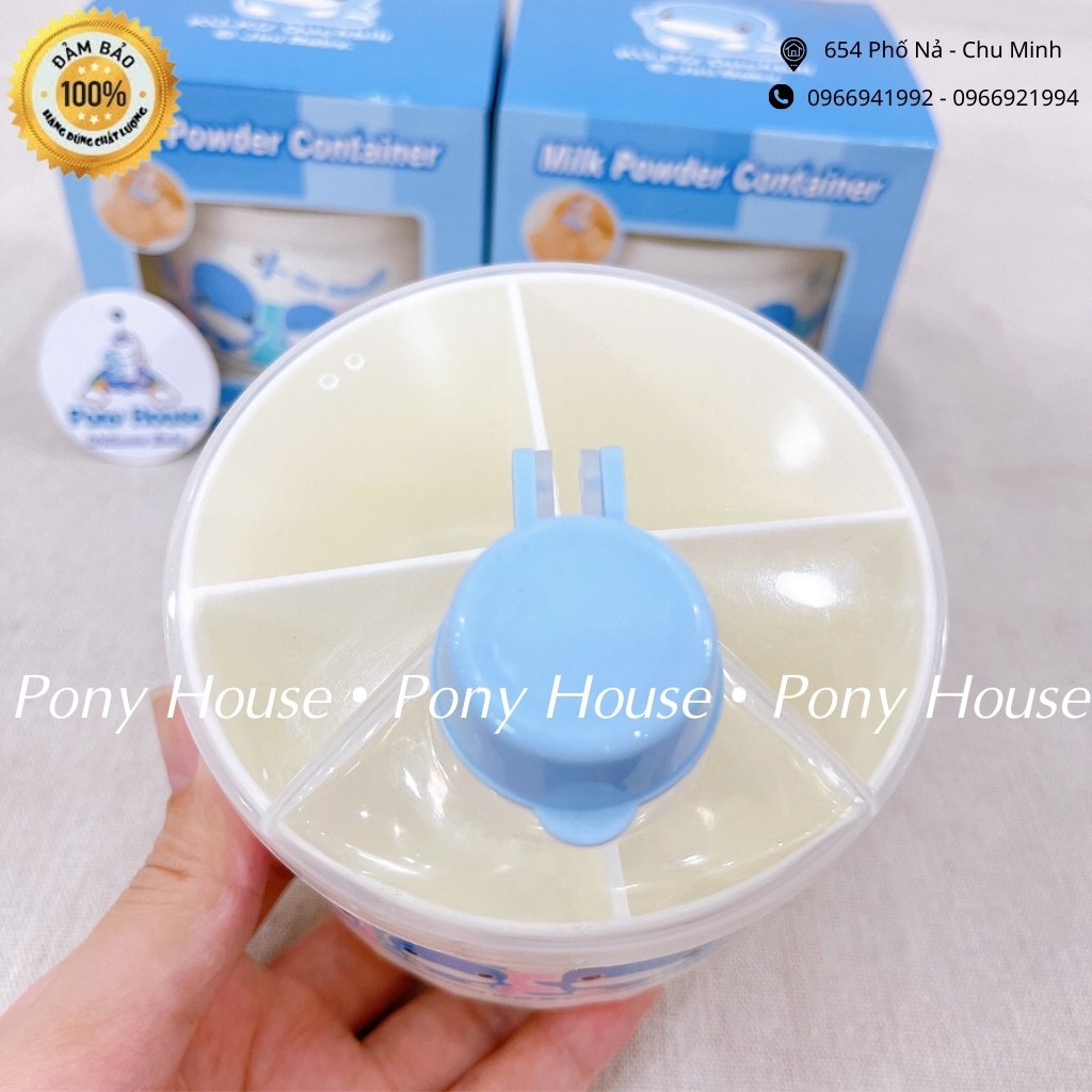 Hộp Chia Sữa KUKU - Hộp Đựng Sữa KU5310 - Chia 4 Ngăn Tiện Lợi Chính Hãng