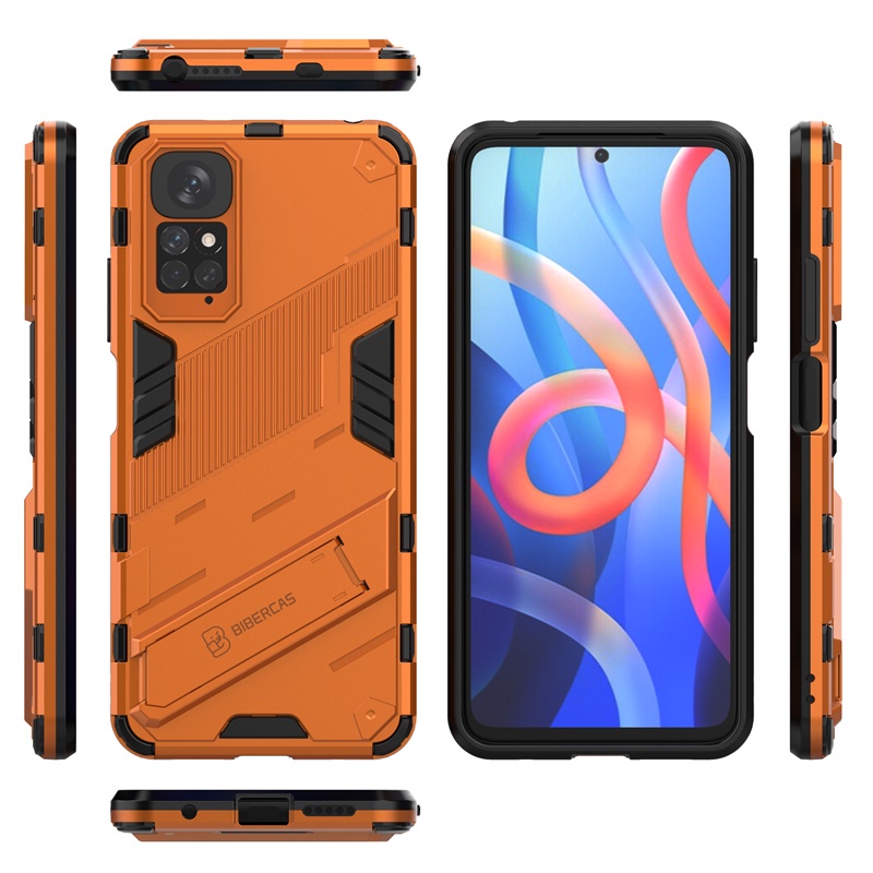 Ốp Điện Thoại Chống Sốc Kèm Giá Đỡ Cho Xiaomi Redmi Note 11S 11 Pro 10 Pro 10S 10 5G POCO F3 M3 K40 Pro